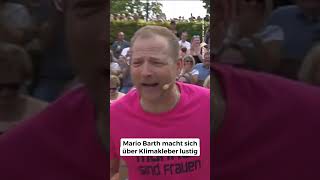 Mario Barth macht sich über Klimakleber lustig mariobarth zdf sommergarten rockimgarten berlin [upl. by Herson]