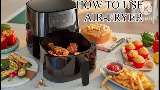 How to use air fryer  Philips air fryer  how to use air fryer first time  by cooking with Ayesha [upl. by Krueger162]