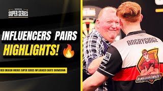 Influencer Darts Pairs Highlights 🔥  Red Dragon MODUS Super Series Darts Showdown [upl. by Charley]