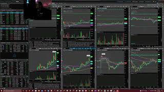 LIVE Trading Stocks Thinkorswim BOOKMAP Scanners BTCT GOVX BTBT DJT MARA NVDA TSLA SPY 108 [upl. by Gilba]