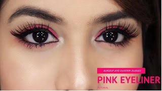 PINK EYELINER TUTORIAL [upl. by Jackie]