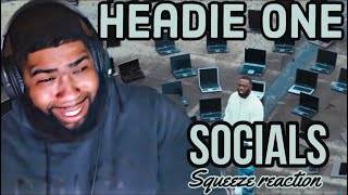 Headie One  Socials Official VideoReaction [upl. by Mellie354]