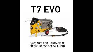 T7 EVO compact and lightweight singlephase screw pump [upl. by Anamor770]