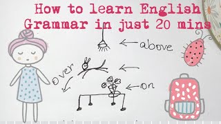 How can i learn English Grammar in just 20 mins [upl. by Romulus691]