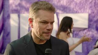 IF New York Premiere  itw Matt Damon Official video [upl. by Maximo]