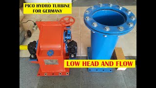 PICO HYDRO CROSSFLOW TURBINE FOR GERMANY [upl. by Francesca]