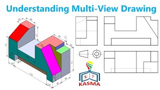 Drawing 0202 Understanding Multiview Drawing [upl. by Dona]