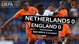 U17 semifinal highlights England v Netherlands [upl. by Korey]