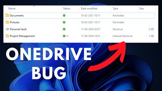 OneDrive Shared Folders Become Internet Shortcuts on Windows 11 File Explorer [upl. by Llenrrad347]