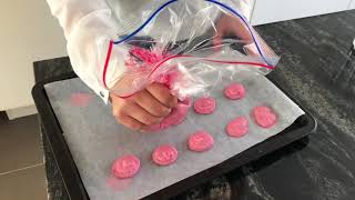 Raspberry macarons maken 3 [upl. by Beore]