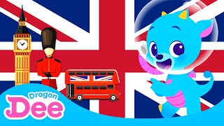 Countries of the World Song  Europe 🌏  Sing amp Learn with Dragon Dee  Nursery Rhyme amp Kids Song [upl. by Ailefo]