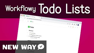 Workflowy in 2023 Todo Lists Tutorial [upl. by Yebot244]