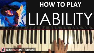 HOW TO PLAY  Lorde  Liability Piano Tutorial Lesson [upl. by Hound131]