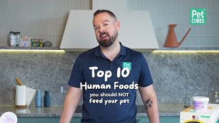 Top 10 Human Food You Should NOT Feed Your Pet [upl. by Cohlette]