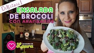 Ensalda de brocoli con Arándanos ♥ Regalo día de las madres [upl. by Stauder329]