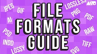 Image File Formats for Design Explained [upl. by Leidba]