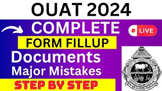 OUAT 2024 Application Form  OUAT Registration 2024 How To Fill OUAT 2024 Application Form [upl. by Saenihp]