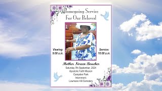 Celebrating the life of Mother Noreen Boucher [upl. by Aimet]