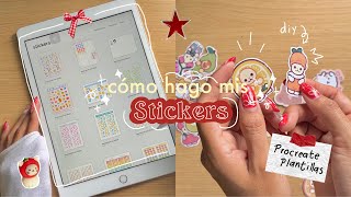 ¿Cómo hago mis stickers  tips y materiales [upl. by Ellette]