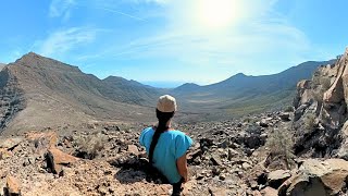 Degollada de Cofete Hike in Fuerteventura [upl. by Trstram865]