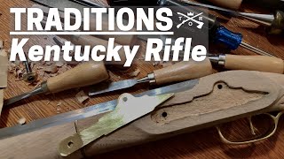 INLETTING THE SIDE PLATE  TRADITIONS FLINTLOCK KENTUCKY RIFLE KIT BUILD [upl. by Kellyann]