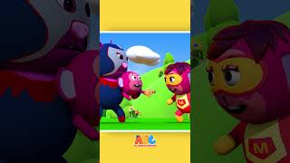 Superhero Finger Family Song shorts kenttheelephant nurseryrhymes [upl. by Anoved]