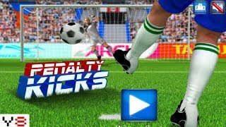 Y8 GAMES FREE  Y8 Penalty Kicks 3D soccer gameplay [upl. by Mosa488]