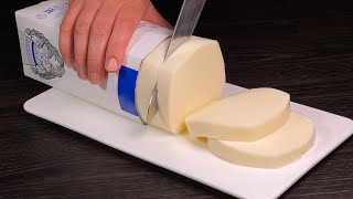 Kaufen Sie keinen Käse 1 kg Käse aus 1 Liter Milch in nur 5 Minuten [upl. by Aix]