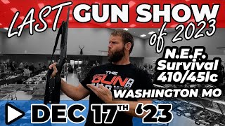 Dec 17th 2023 Gun Show NEF Survival 41045lc Washington MO [upl. by Ledba]