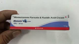 Momate F Cream  Mometasone Furoate amp Fusidic Acid Cream  Momate F Cream Uses Benefit Review Hindi [upl. by Jamima]