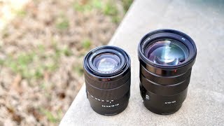 Sony 18135mm vs Sony 18105mm Lens Comparison [upl. by Tumer]