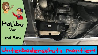 Fiat Ducato  Montage des vorderen mittleren Steinschlagschutzes [upl. by Brest]