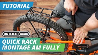 Ortlieb QuickRack  Gepäckträger für Montage am eMTB Fully  Elektrofahrrad24de [upl. by Kram]