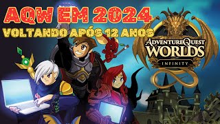 AQ WORLDS  VOLTANDO A JOGAR ADVENTURE QUEST WORLDS DEPOIS DE 12 ANOS 1 [upl. by Orthman]