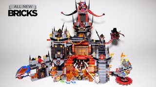 Lego Nexo Knights 70323 Jestros Volcano Lair Speed Build [upl. by Salguod380]