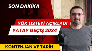 SON DAKİKA YÖK ÜNİVERSİTELERİN YATAY GEÇİŞ TAKVİM VE KONTENJANINI YAYIMLADI [upl. by Blondy]