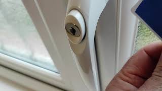 How to Open a UPVC Window When the Handle Mechanism Has Failed [upl. by Saixela]