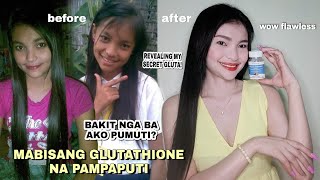 MABISANG GLUTATHIONE NA PAMPAPUTI  REVEALING MY SECRET GLUTA  Safe amp Effective [upl. by Ytnom]