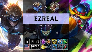 Ezreal Mid vs Corki  NA Challenger Patch 1414 [upl. by Noelc]