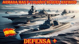 Futuro de la Armada Española Más Fragatas f110 Submarinos S80 y Buques Anfibios Defensa [upl. by Lanor568]