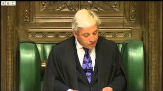 BBC News John Bercow orders Commons clerk recruitment pause [upl. by Nerrual701]