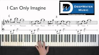 Piano Tutorial I Can Only Imagine Intro [upl. by Strawn]