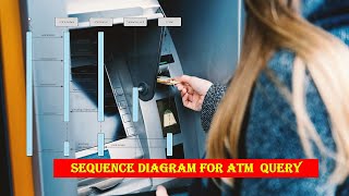 Sequence Diagram for ATM query  Sequence Diagram UML ATM Balance Sequence Diagram [upl. by Victoir969]