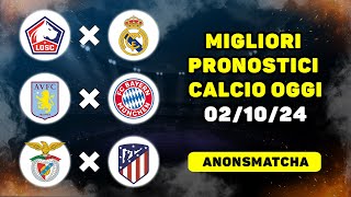 I migliori pronostici e consigli per le scommesse sul calcio di oggi Lille  Real Madrid [upl. by Asyal]