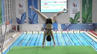 Womens 10m Platform Final Diving  Universiade Gwangju Games 2015  Full Event [upl. by Casper]