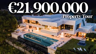 Inside €21900000 Epic Modern MEGA MANSION in Marbella with Erik Conover  Property Tour [upl. by Lombard523]