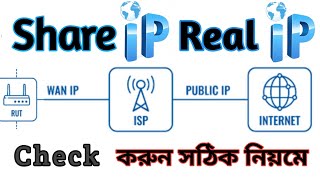 আপনার আইপি রিয়েল না কি শেয়ার আইপি  What is my Real IP amp Shared IP  real ip vs shared ip bangla [upl. by Crispa]