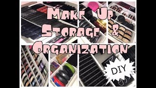 MAKE UP STORAGE amp ORGANIZATION  DIY Cassettiera ALEX di IKEA  ECCO I DIVISORI PERFETTI 😱👍🏻 [upl. by Aissat]