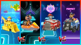 Paw Patrol  Rubble 🆚 Rubble 🆚 Chase 🆚 Marshall  Tileshop EDM Rush Gameplay 🎯 [upl. by Atnuahsal]