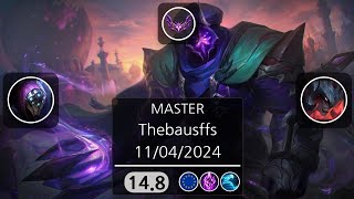 Thebausffs  Jax VS Aatrox  FULL GAME  11042024 [upl. by Mixie]